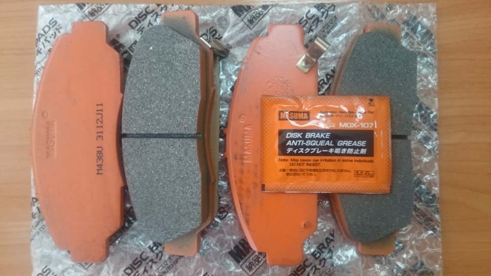 Тормозные колодки Masuma + проточка задних тормозных дисков — Honda ...