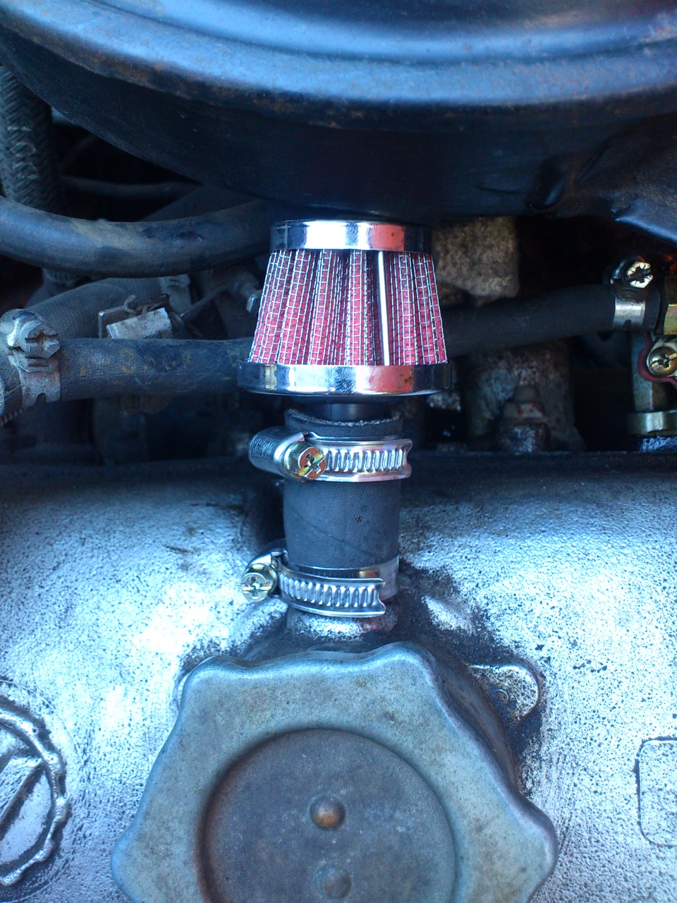 Установка "Фильтра картерных газов" и замена ЦЗ — ИЖ Москвич 412, 1,5 л ...