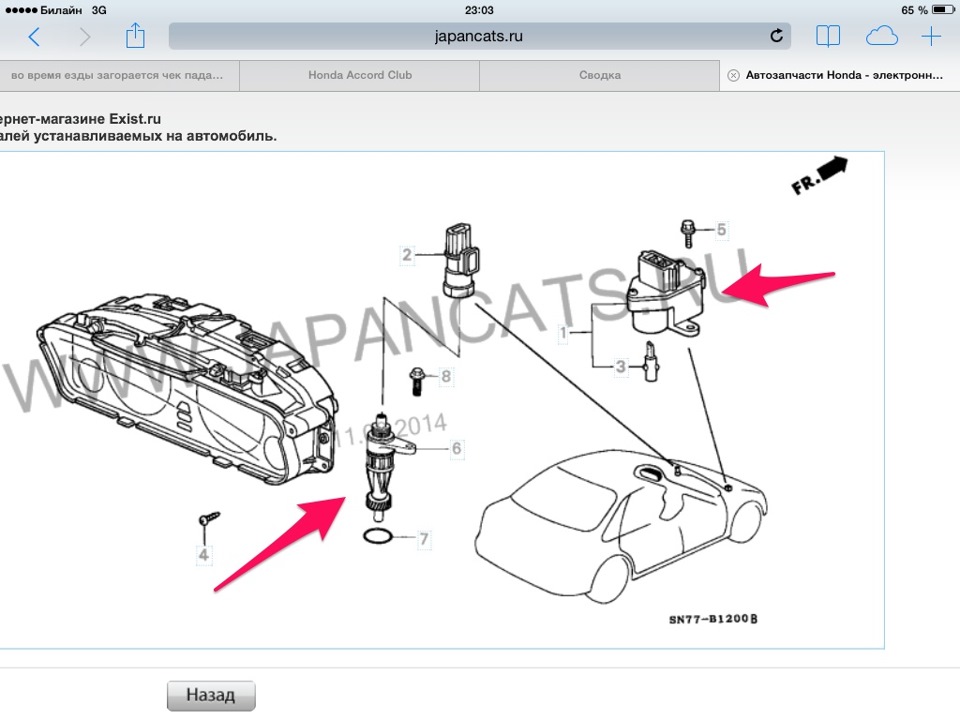 Лампа чек и обороты — Сообщество «Honda Accord Club» на DRIVE2