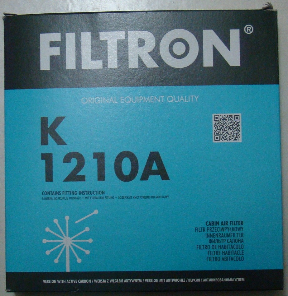 Замена и установка салонного фильтра Filtron K1210A — Toyota Corolla ...