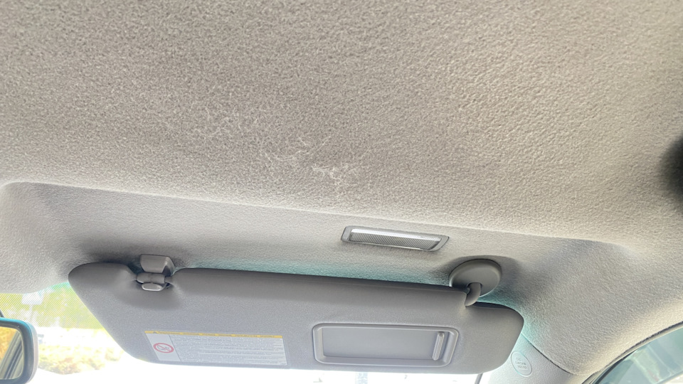 Удаление катышек с потолка за 5 минут — Toyota Highlander (XU40), 3,5 л ...