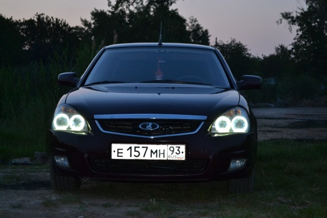 Немного фото и немного о том как светят глазки — Lada Приора седан, 1,6 ...