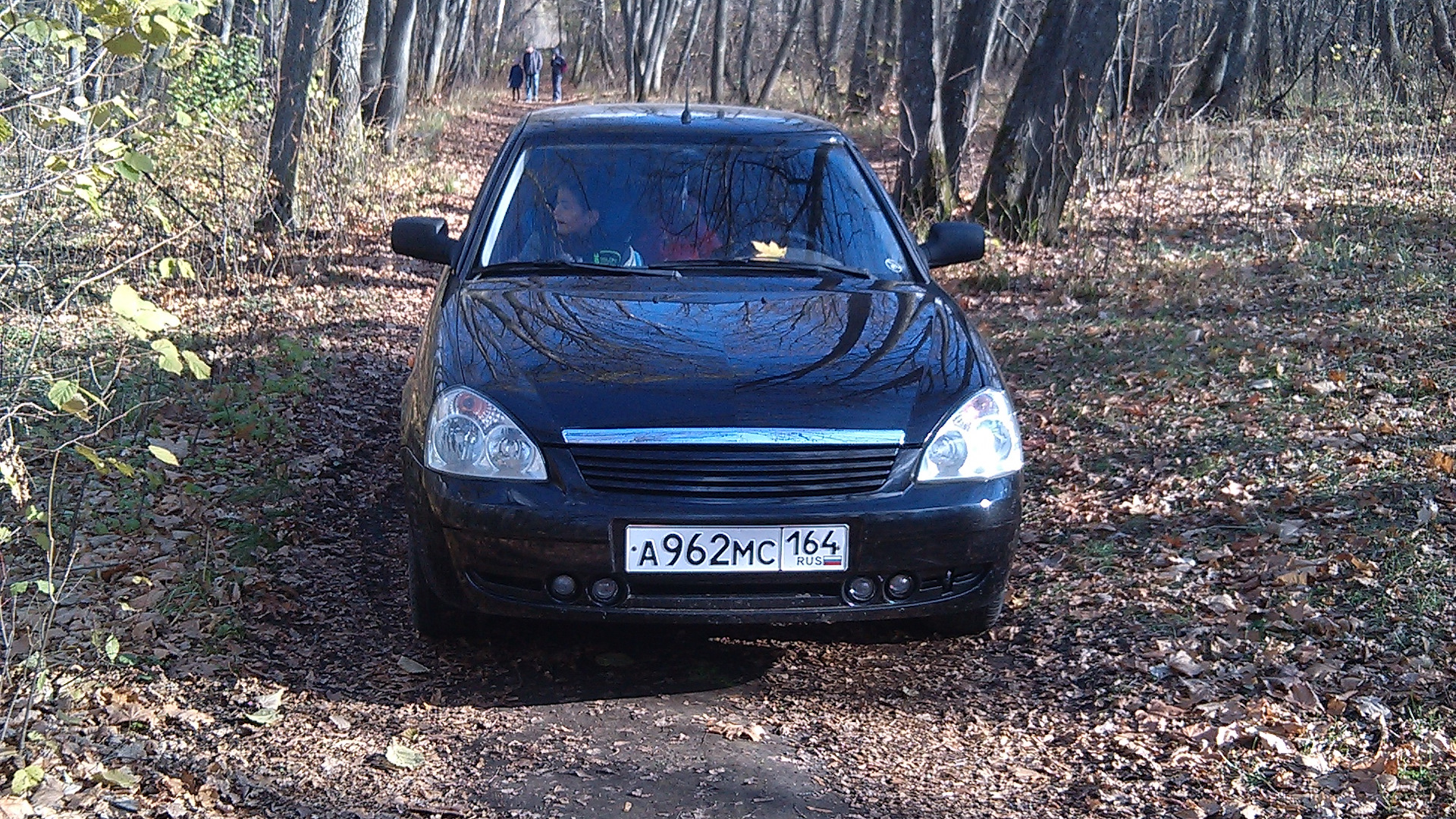 Lada Приора седан 1.6 бензиновый 2011 | Чернобурка, но не шуба. на DRIVE2