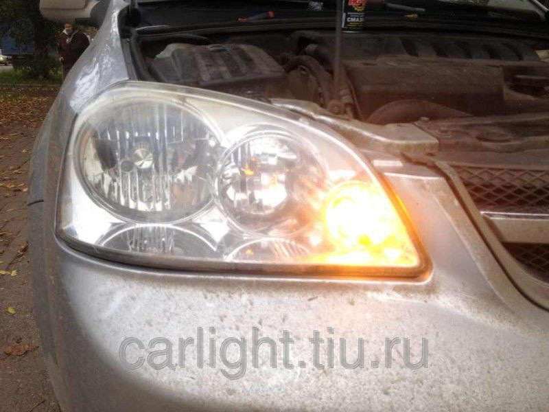 Chevrolet Lacetti | LED лампы в поворотник с ДХО — CarLight на DRIVE2