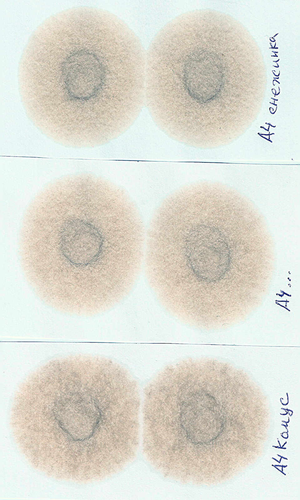 Капельный метод проверки масла. Капельный тест. — Suzuki Liana, 1,6 л ...