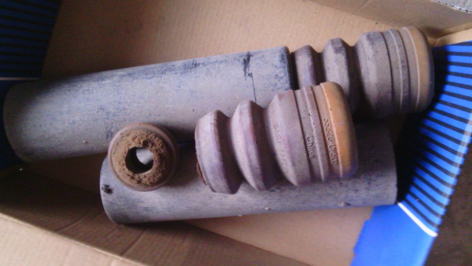 Замена отбойника заднего амортизатора, , , — Hyundai Accent (3G), 1,5 л ...