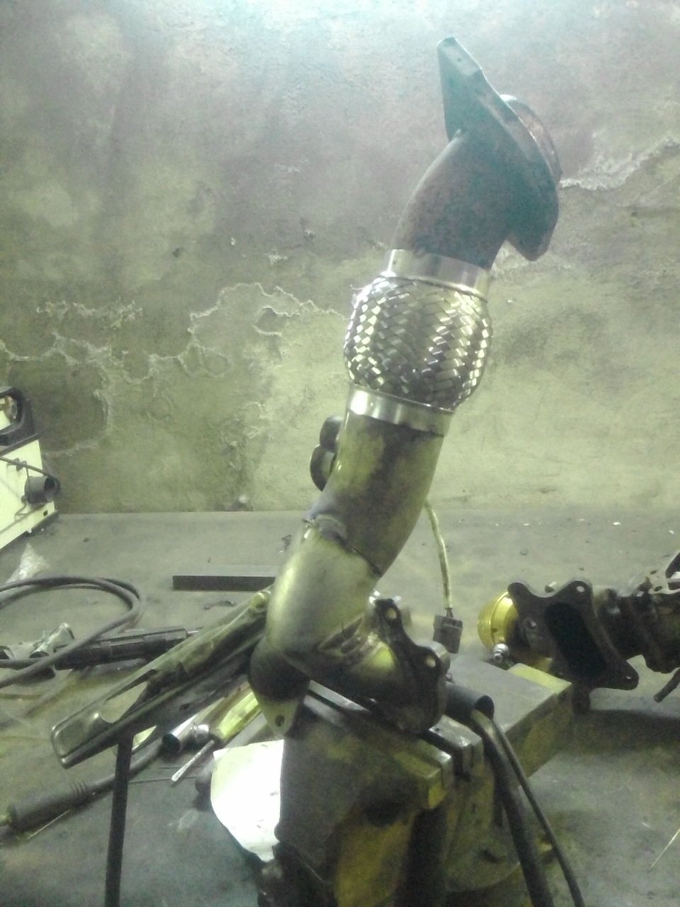 downpipe и как извлечь обломанный ABC сенсор. — Honda Civic 4D (8G), 1 ...