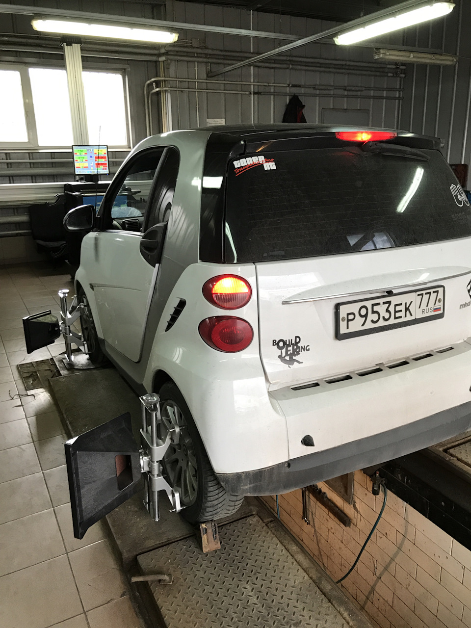 Сход-разва — Smart fortwo (2G), 1 л, 2008 года | визит на сервис | DRIVE2