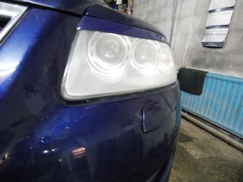 Борьба за свет на Туареге. Полировка и бронирование фар! — Volkswagen ...