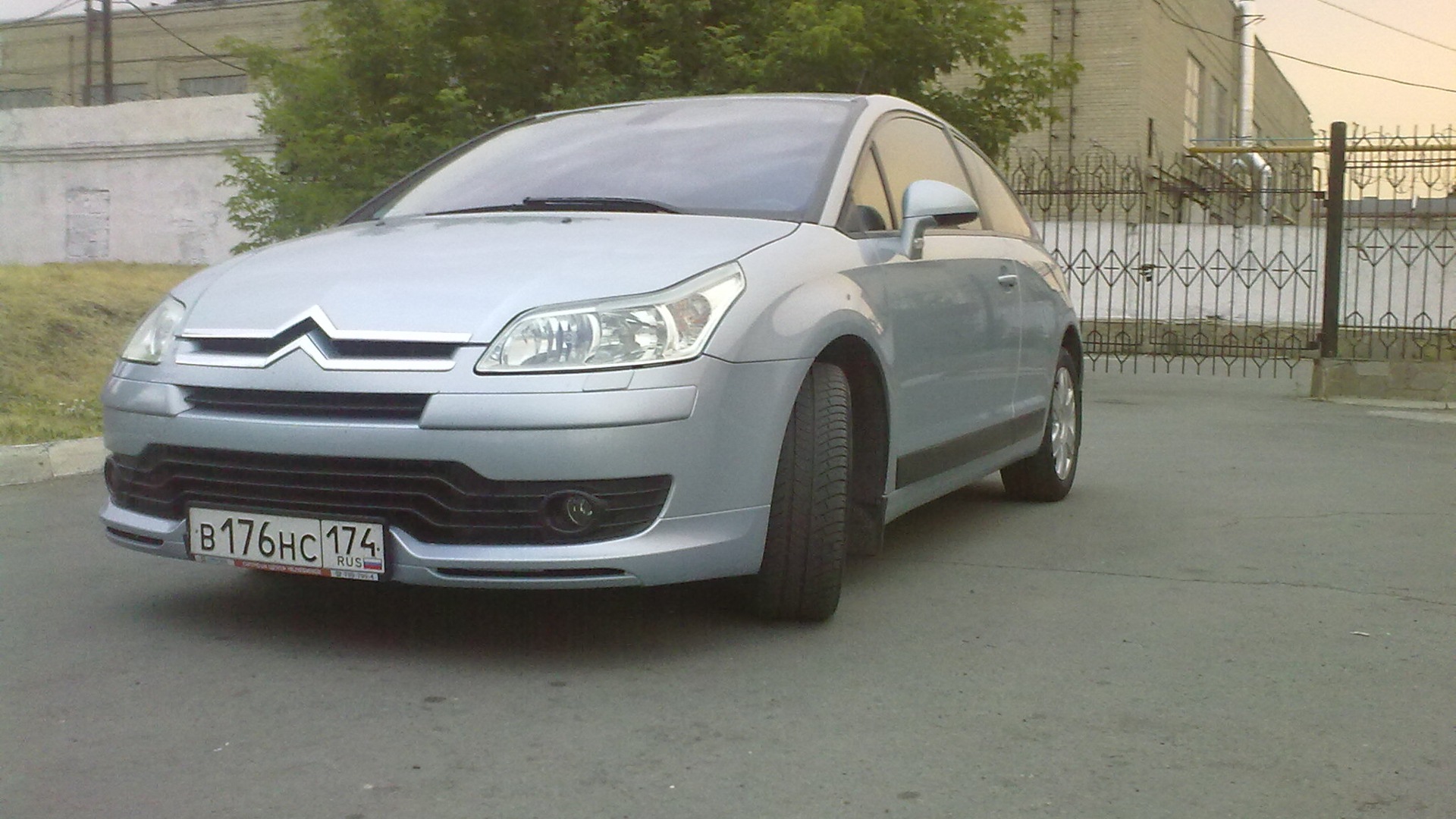 Citroen C4 (1G) 1.6 бензиновый 2006 | Серо-голубой)))) на DRIVE2