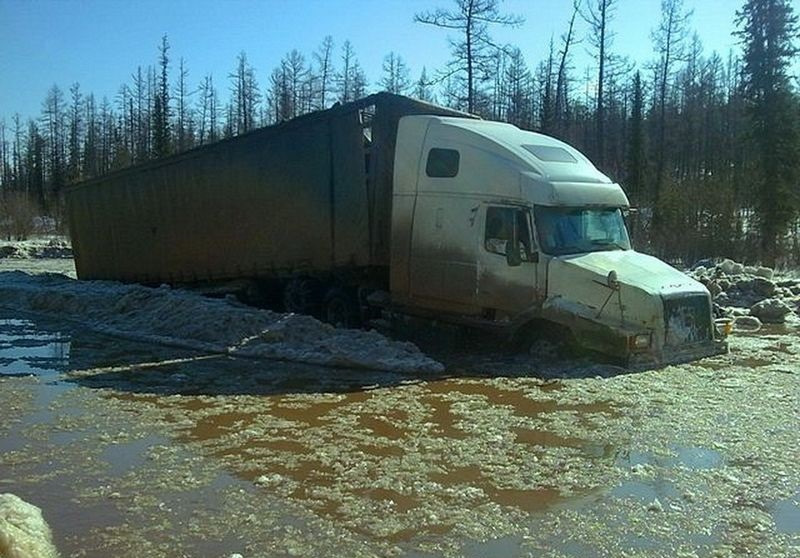 Север трасса зимник