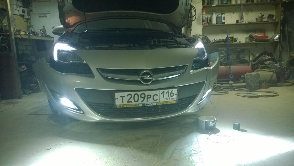 Ксен в птф — Opel Astra J, 1,4 л, 2013 года | стайлинг | DRIVE2
