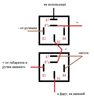 ДХО дальний в полнакала своими руками