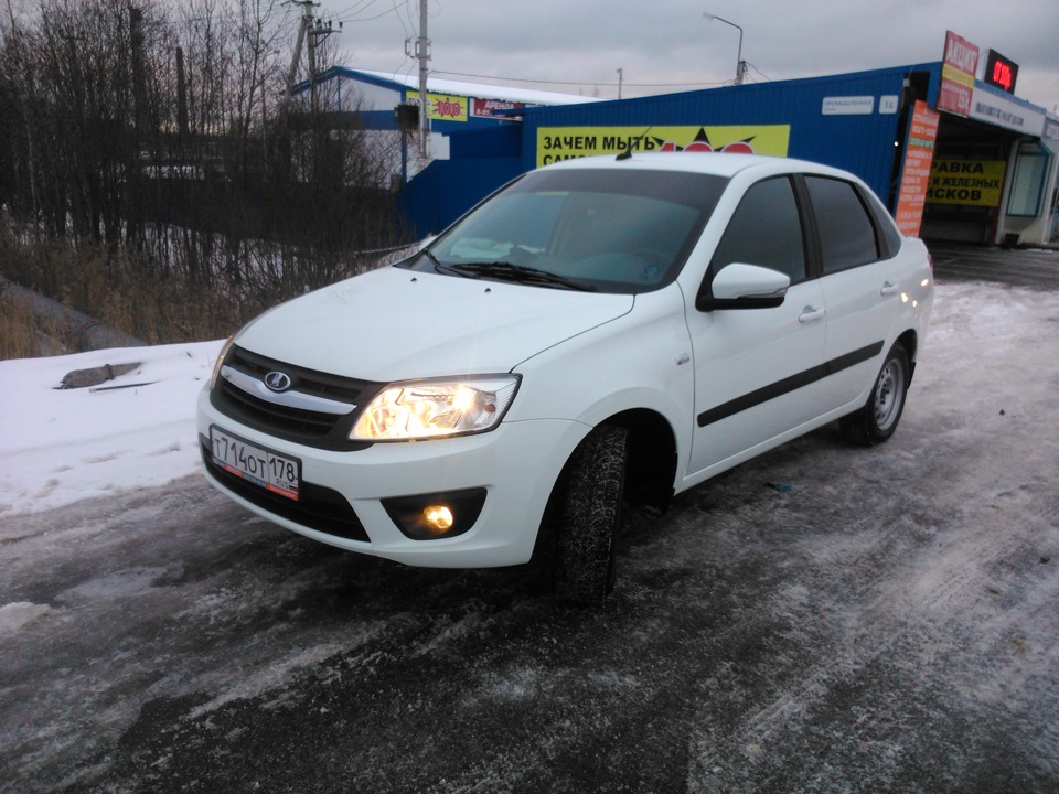 Тонируемся.Часть2 — Lada Гранта (1G), 1,6 л, 2015 года | стайлинг | DRIVE2