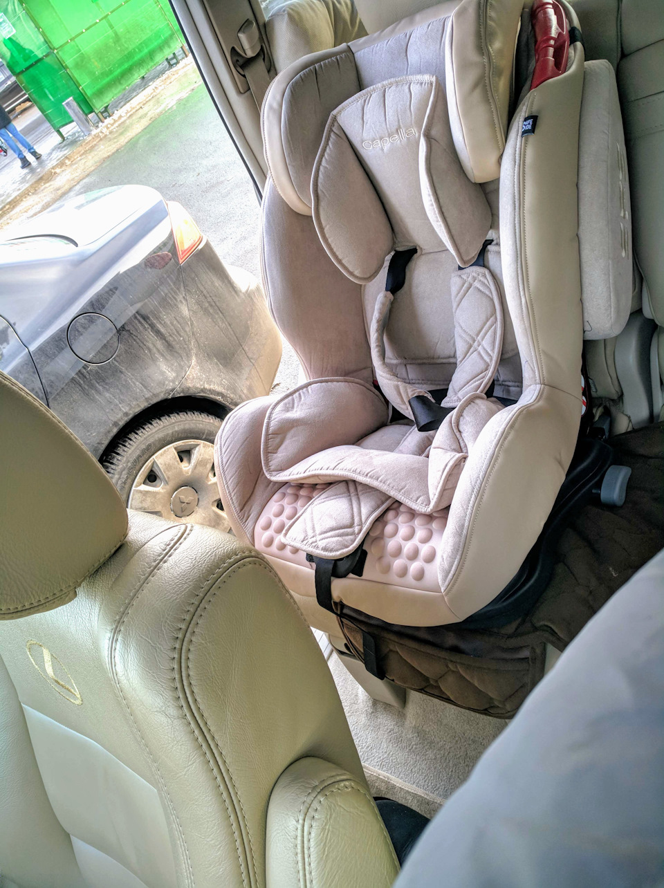 Детское автокресло Capella s12312i isofix SPS в Lexus GX 470 группа 1/2/3 9-36  кг — Lexus GX (UZJ120), 4,7 л, 2003 года | видео | DRIVE2