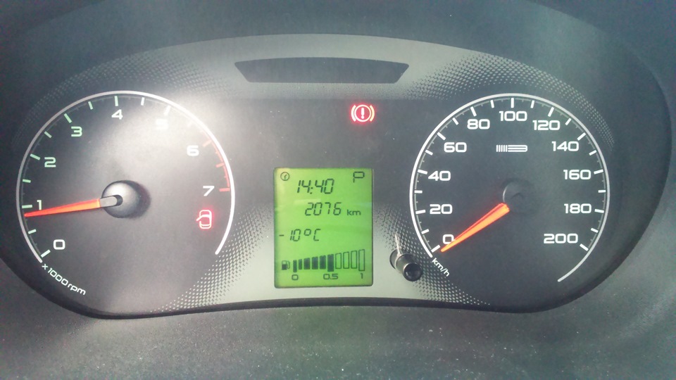 датчик наружней температуры. — Lada Гранта (1G), 1,6 л, 2014 года ...