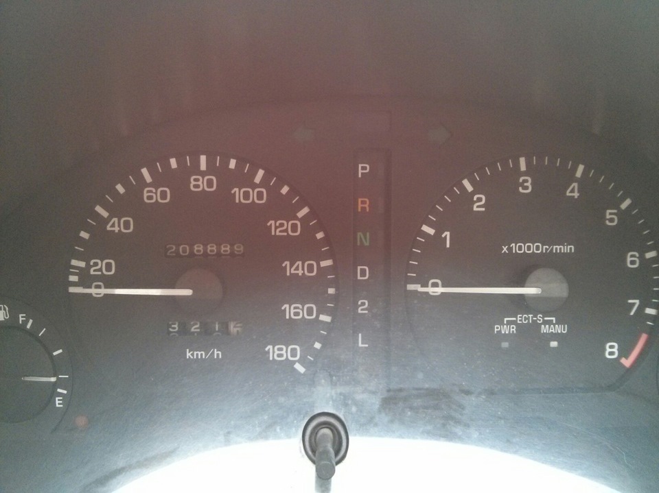 Спидометр (Пробег) — Toyota Cynos (44), 1,5 л, 1992 года | просто так ...