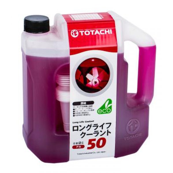 Антифриз TOTACHI (красный) LLC RED 50% (-37гр.C) — KIA Cerato (2G), 1,6 ...