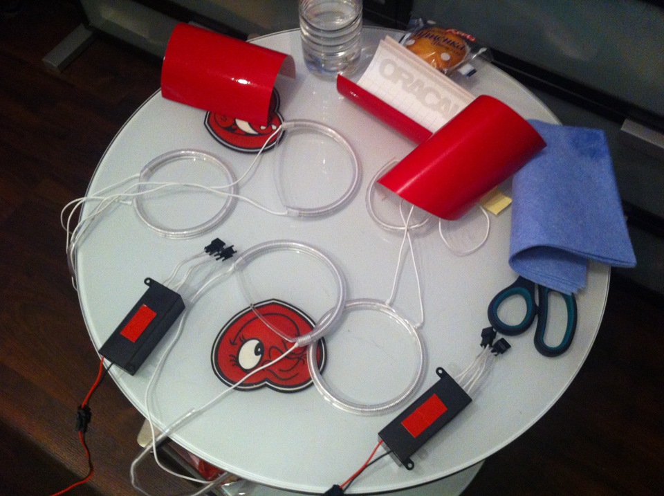 Интересная установка ангельских глазок или КРАСНЫЕ ГЛАЗА! — DRIVE2