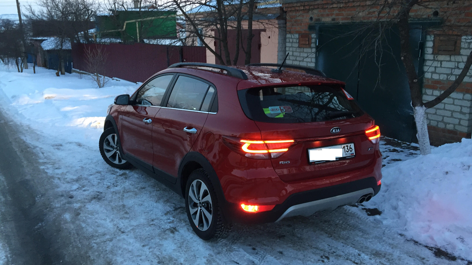 KIA Rio X-Line 1.6 бензиновый 2018 | ReD_rEd_RED на DRIVE2