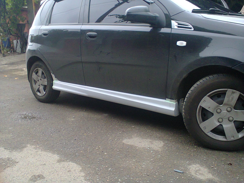 Новые пороги для Т255, Т200 — Chevrolet Aveo 5-door (1G), 1,5 л, 2005 ...