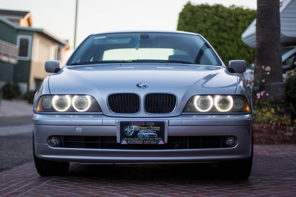 LED Ангельские Глазики — BMW 5 series (E39), 3 л, 2002 года | тюнинг ...