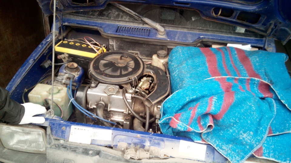 Замена сальников клапанов и установка подогрева — Lada 11113 Ока, 0,7 л ...