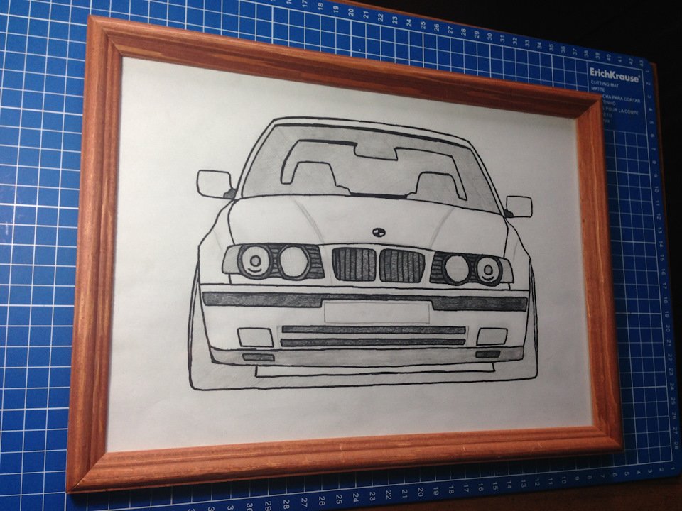 Bmw e34 рисунок