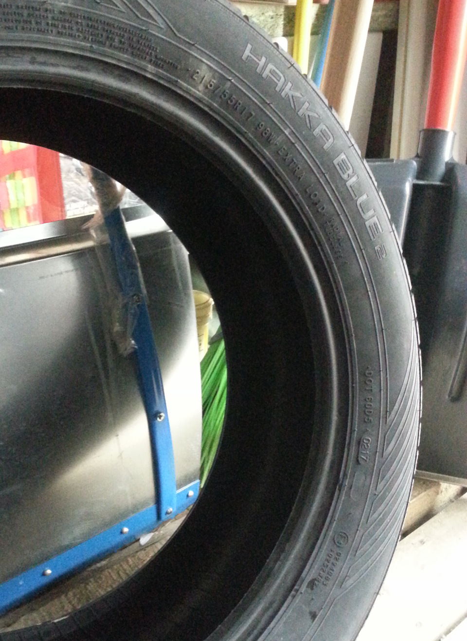 Новая резина и монтаж датчиков давления шин. — Peugeot 407, 2,2 л ...