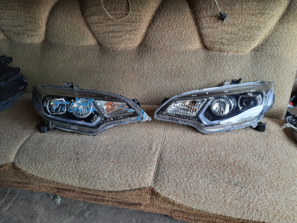 Фары LED вместо галогена — Honda Fit (3G), 1,5 л, 2014 года | своими ...