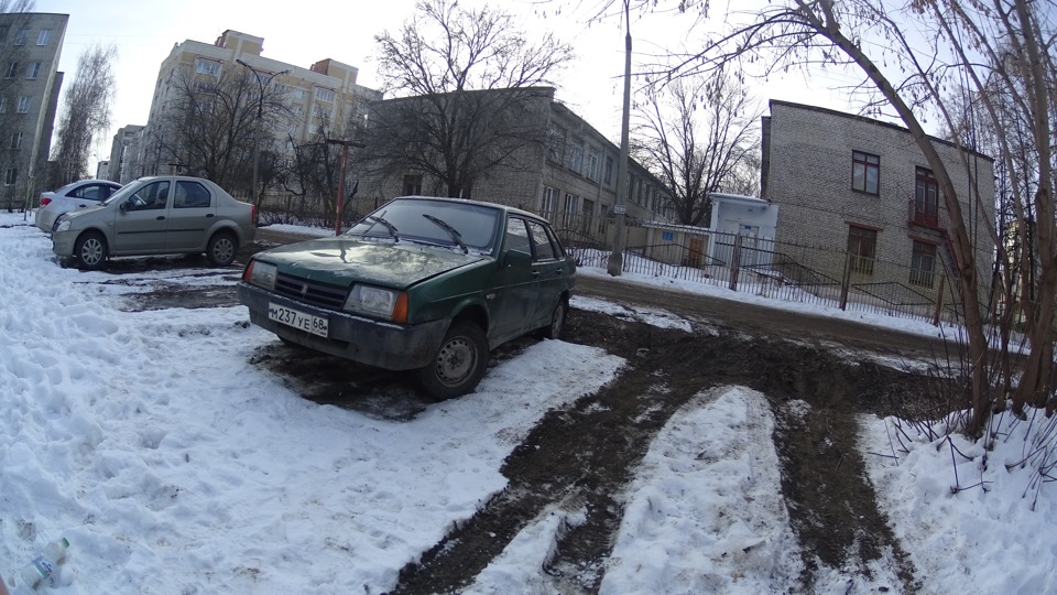 Пробил картер((( — LADA 21099, 1,5 л., 1999 года | поломка | DRIVE2