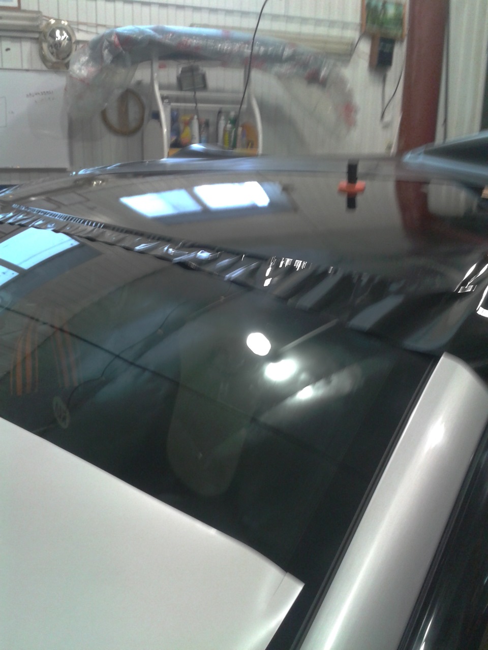 винил крыши — KIA Rio (3G), 1,6 л, 2012 года | своими руками | DRIVE2