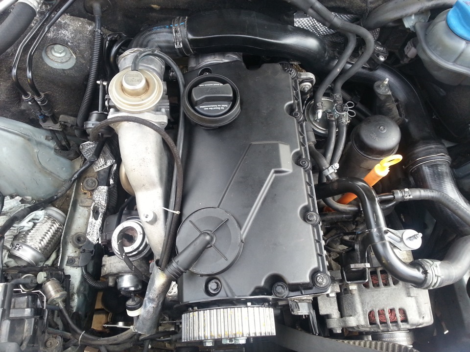 Процедура замены масла в двигателе и коробке VW Passat B5