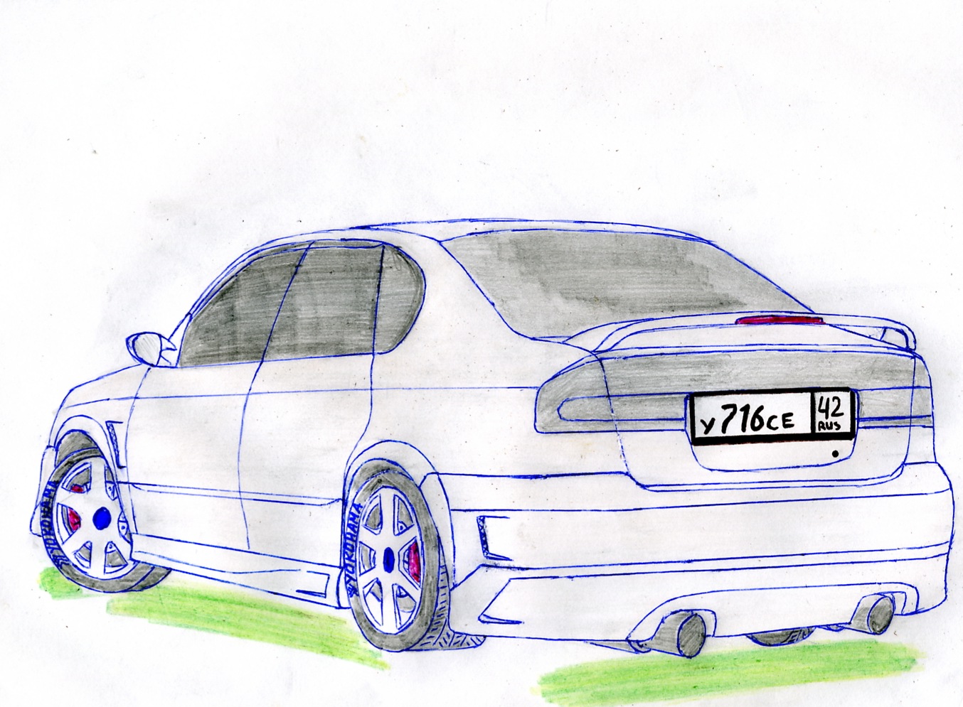 Subaru Legacy б 4 рисунок