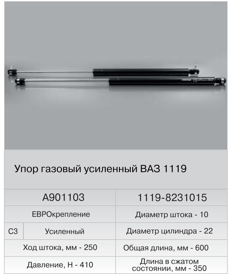 Газлифт диаметр. Газовый упор ВАЗ 1118 8231015. Упор газовый (амортизатор) багажника ВАЗ 1117-1119 Kalina. Газовый упор 600мм 150н. Газовые упоры багажника ВАЗ.