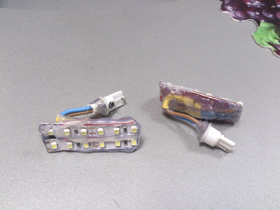 Самодельные диодные лампы в подсветку номера — Chevrolet Spark (M300 ...