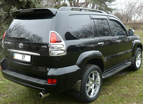 Chrome wheels - Toyota Land Cruiser Prado 40L 2007