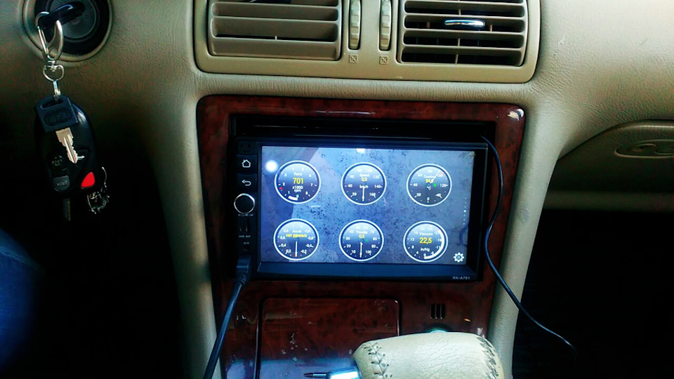 Сенсорная магнитола RK-A701 в 2DIN — Mazda Millenia, 2,5 л, 2002 года ...