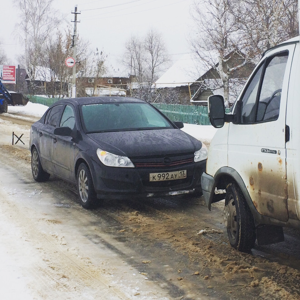 Високосный год или просто непруха? — Opel Astra H, 1,6 л, 2008 года | ДТП |  DRIVE2