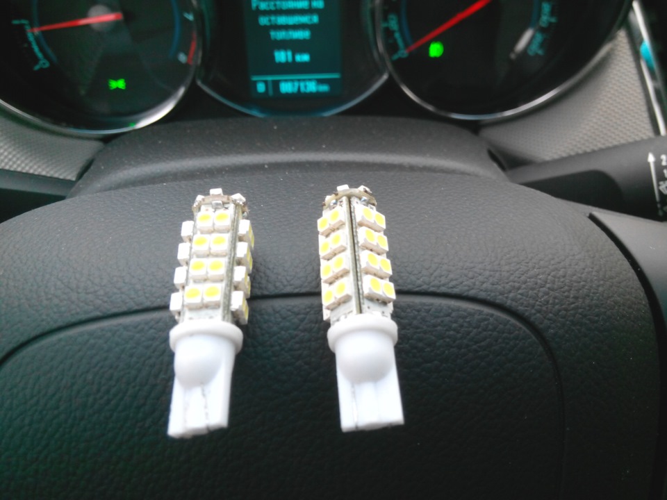 Габариты. — Chevrolet Cruze (1G), 1,8 л, 2013 года | аксессуары | DRIVE2