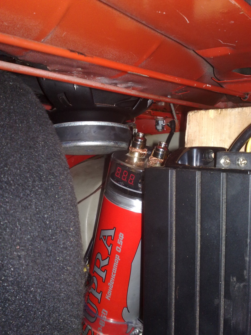 установка Сабвуфера на полку в багажник — Lada 21063, 1,3 л, 1990 года ...