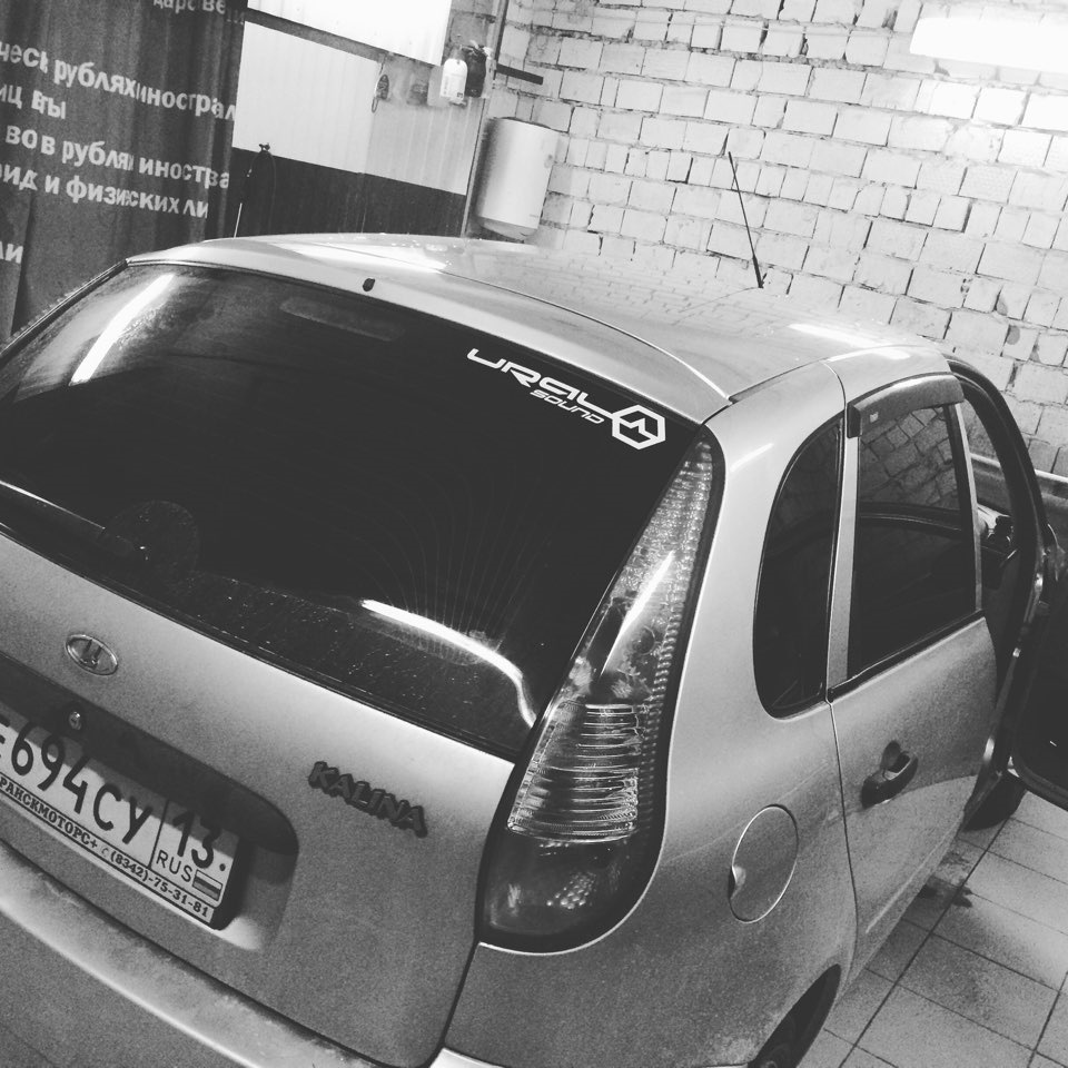 Давно не заливал фото хоть они и были) — Lada Калина хэтчбек, 1,6 л ...