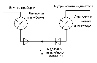 Схема подключения датчика давления масла камаз