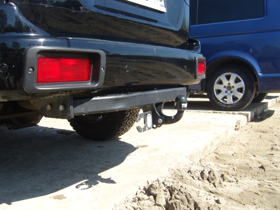 Фаркоп на Pajero Sport — Mitsubishi Pajero Sport (1G), 2,5 л, 2007 года ...