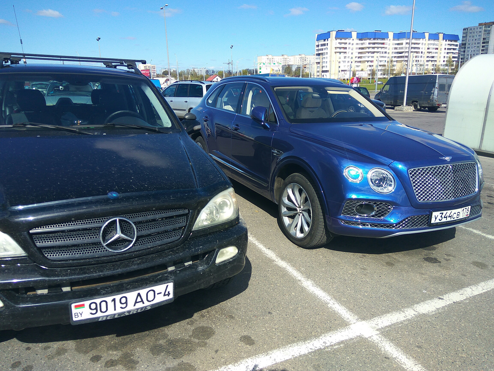 Новая Бентли — Mercedes-Benz M-Class (W163), 3,7 л, 2002 года ...