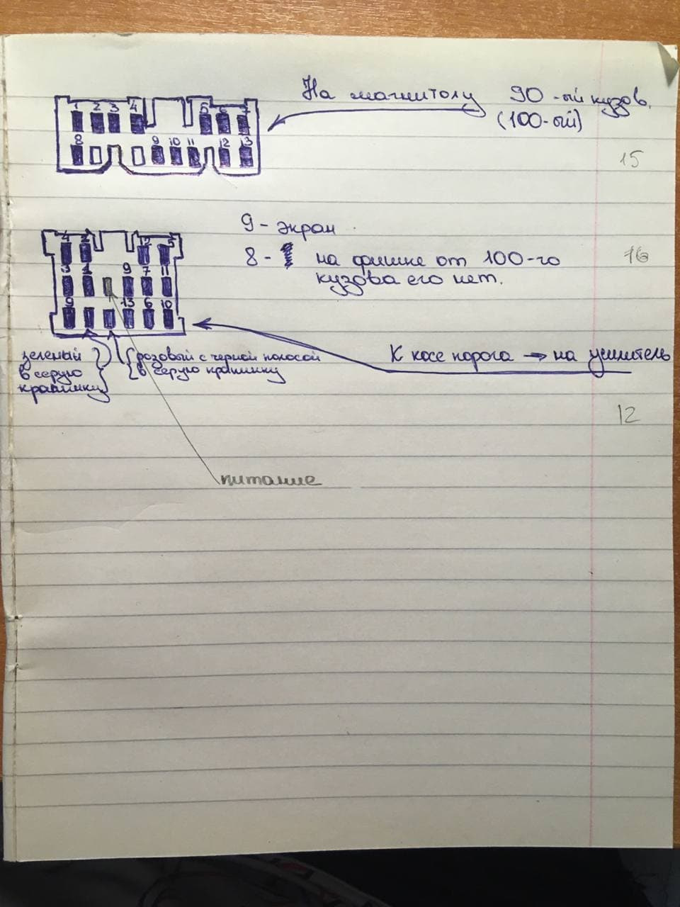 Немного о проводке. Опция штатный сабвуфер. Коса управления усилителем ...