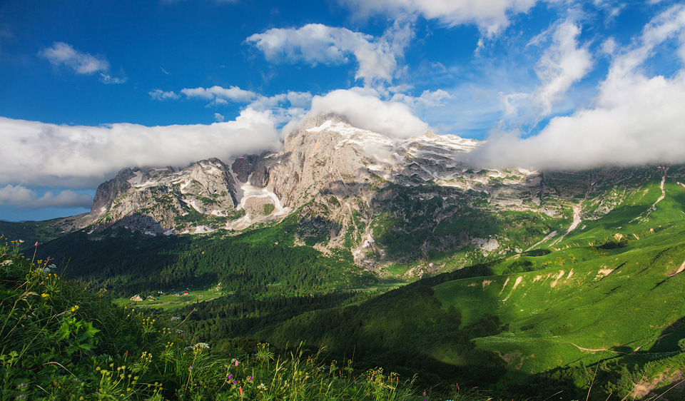 Гора Фишт панорама