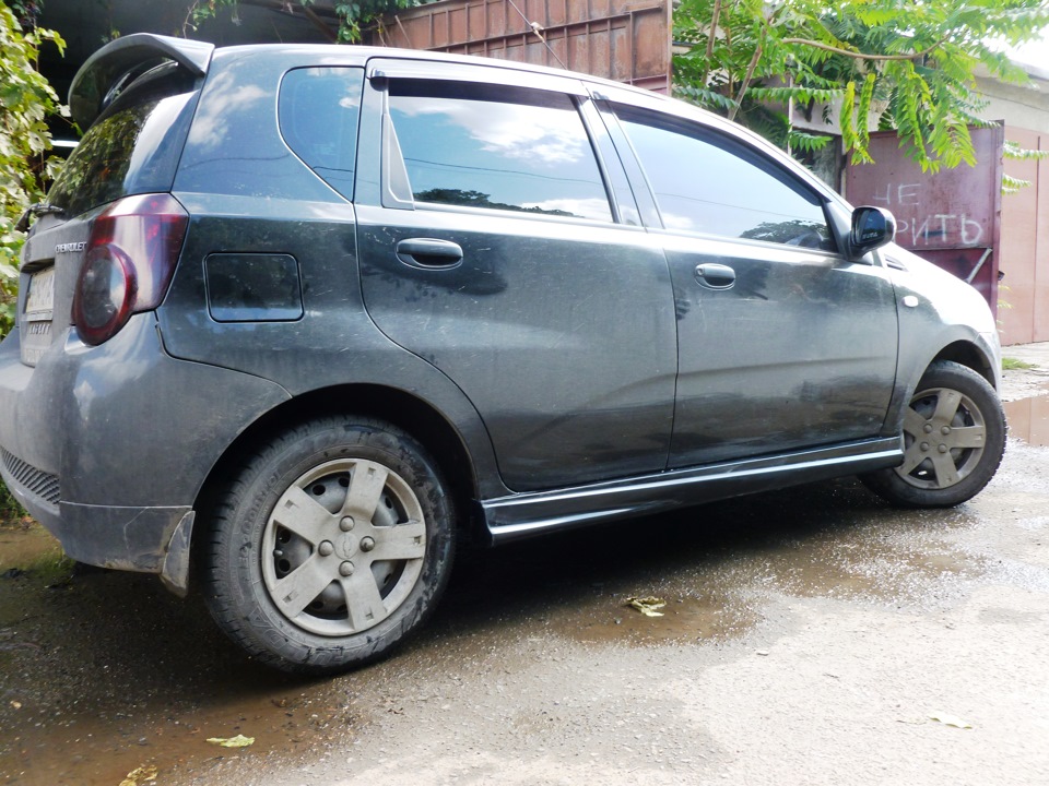 Новые пороги для Т255, Т200 — Chevrolet Aveo 5-door (1G), 1,5 л, 2005 ...