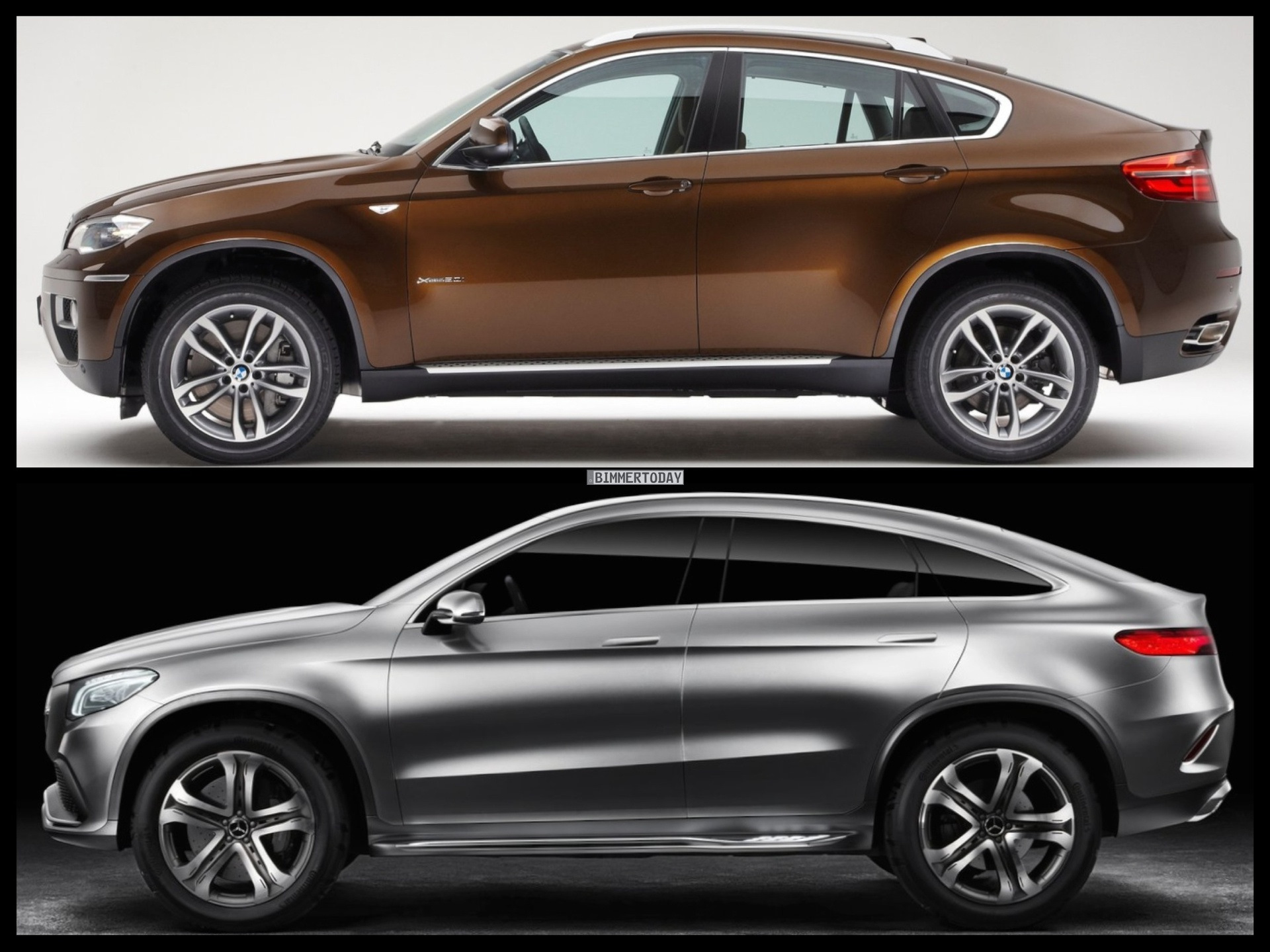 2015 Mercedes Concept Coupe SUV vs 2015 BMW X6 - YouTube