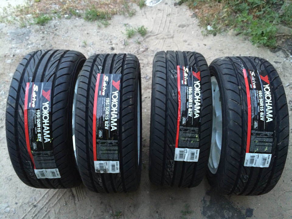 Yokohama s drive 195/50 r15 — Lada Приора седан, 1,6 л, 2015 года ...